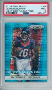 2013 Prizm DeAndre Hopkins BLUE PULSAR PRIZM PSA 9 Mint - Picture 1 of 2
