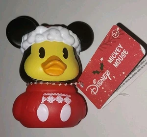 Disney Gummiente: Weihnachten Mickey Mouse, Mini 3" Holiday Rubber Duckie, Jeep  - Bild 1 von 5
