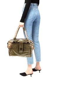 Chloé patent leather 12’’ taupe Audra Tote bag RRP $1800 - Picture 1 of 8