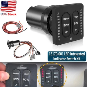 Kit de interruptor de pestaña de ajuste táctil integrado indicador LED 15170-001 para Lenco Marine - Imagen 1 de 11