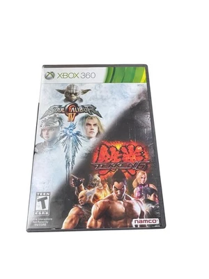 Soul Calibur IV / Tekken 6 (Microsoft Xbox 360, 2012) Complete CIB - Tested - Image 1 of 4