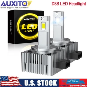 AUXITO D2S D3S D2R D3R LED Headlight Bulb HID XENON Replacement 20000LM Bright - Picture 1 of 9