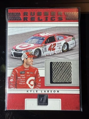 2018 Panini Donruss NASCAR - Rubber Relics Kyle Larson #RR-KL (MEM) - Image 1 of 2