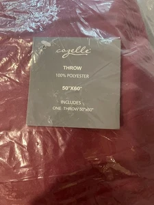 Cozelle Throw Borgoña 50 in x 60 in - Imagen 1 de 2