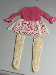 Vintage Mattel Skipper #1949 All Prettied Up Dress 1967 mit Strumpfhosen Japan - Bild 1 von 8