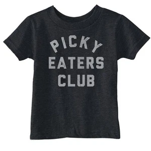 Toddler Funny T Shirts Picky Eaters Club Sarcastic Food Graphic Novelty Tee for - Picture 1 of 7