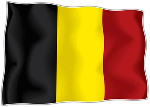 10 x Naklejka Naklejka samochodowa Tuning Motocykl Naklejka samochodowa Flaga BELGIA - Zdjęcie 1 z 1