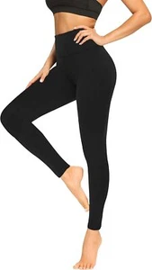 Soft Leggings for Women - High Waisted Tummy Control No See Through Workout Yoga - Picture 1 of 36