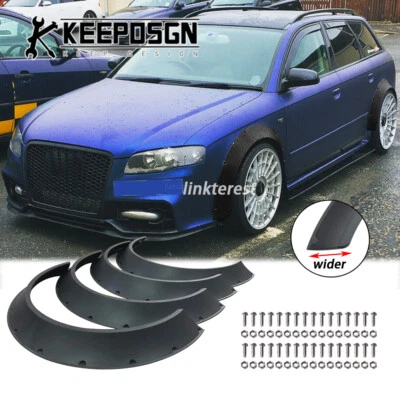 For Audi A4 B4 S4 A5 A6 S6 Fender Flares Extra Widebody Accessories Wheel Arches - Image 1 of 4