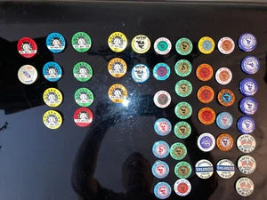 Botones Union PINBACK - 50 piezas años 70 y 80 - Imagen 1 de 4