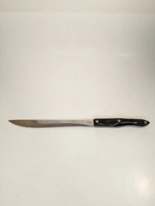 Cutco 1723 JB Knife Classic Brown Handle Serrated Carver Blade USA Made Cutlery - Picture 1 of 10