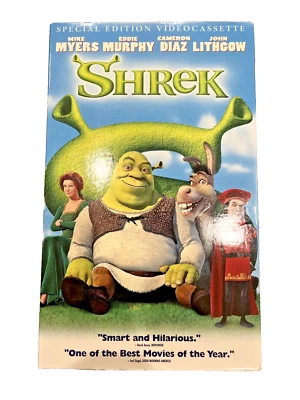 SHREK, VHS, Special Edition w/Extended Ending, DreamWorks, PG, 2001 - Image 1 of 4