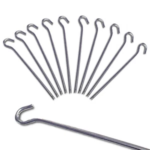 50 x arenques 20 cm uña de roca - tienda arenque uña de tierra 4 mm - clavos de acero galvanizados - Imagen 1 de 2