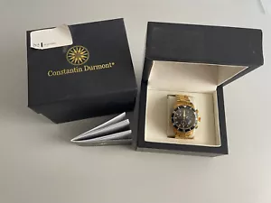 Constantin Durmont 1627 Herren Chronograph Gold - Bild 1 von 9