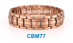 Herren Kupfer Glieder High Power Magnet Armband CBM77 - Bild 1 von 1