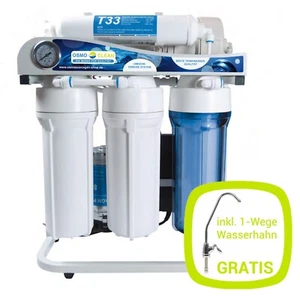 Osmoseanlage 500 GPD Directflow 1:1 - Osmose Wasser Filter 5-stufig Wasserfilter - Bild 1 von 4