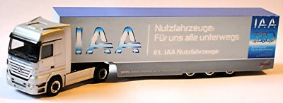 Mercedes Actros 1857 Trattore Case Iaa 2006 - 1:87 Herpa Esclusivo Serie - Immagine 1 di 4