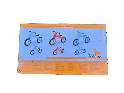 Pinolino Nico Kinderlaufrad Laufrad für Kinder Fahrrad Lernlaufrad Holz Rot