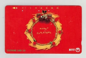 Scheda Telefonica NATALE CHRISTMAS Giappone Telephon Card NO Sip Telecom - Picture 1 of 2