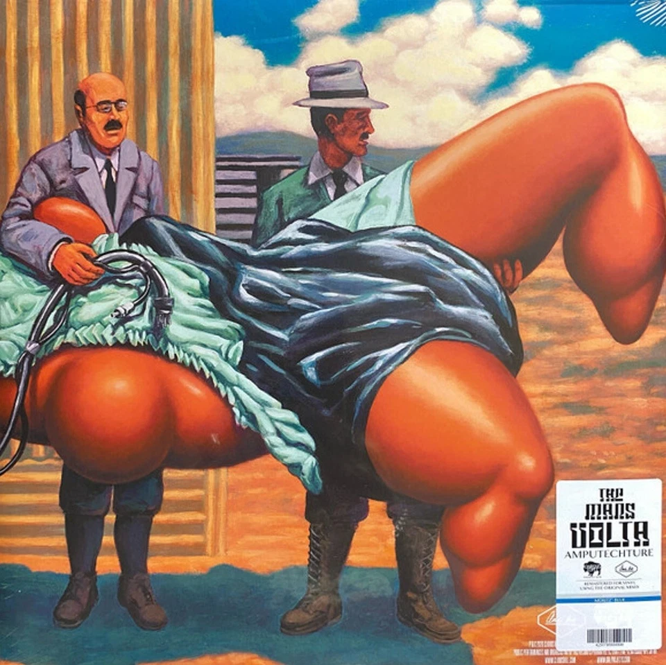 The Mars Volta AMPUTECHTURE Limited Edition NEW WHITE/BLUE COLORED VINYL 2 LP - Image 1 of 1
