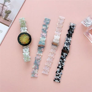 Resin Link Band Strap for Samsung Galaxy Watch 6 5 4 Pro S3 40/44/42/46/43/47mm - Picture 1 of 28