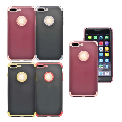 Per Apple IPHONE 7 Più 8 Più Custodia Silicone Gel Anti-urto Cover Cellulare - Immagine 1 di 4