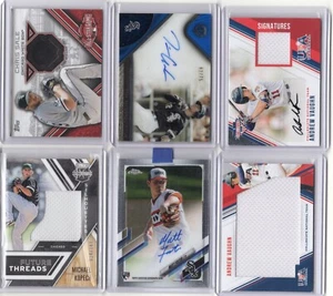 ANDERSON / SALE / VAUGHN / KOPECH - WHITE SOX - ROOKIE / PATCH / AUTO LOT X 6 - Picture 1 of 2