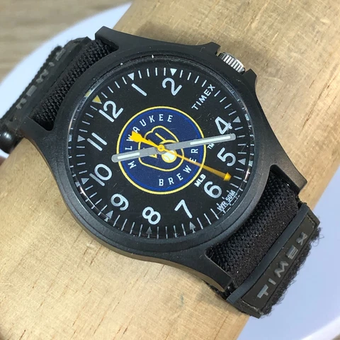 Men's Timex Milwaukee Brewery Watch 42mm Black Resin Cover