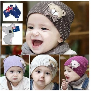 All Season Winter Warm Cotton Cute  Baby Beanie Teddy Bear Boys & Girls Hat - Bild 1 von 3