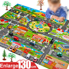 Kids Playmat City Toy Map Floor Mat Rug For Car Play Girls Boys Children Bedroom