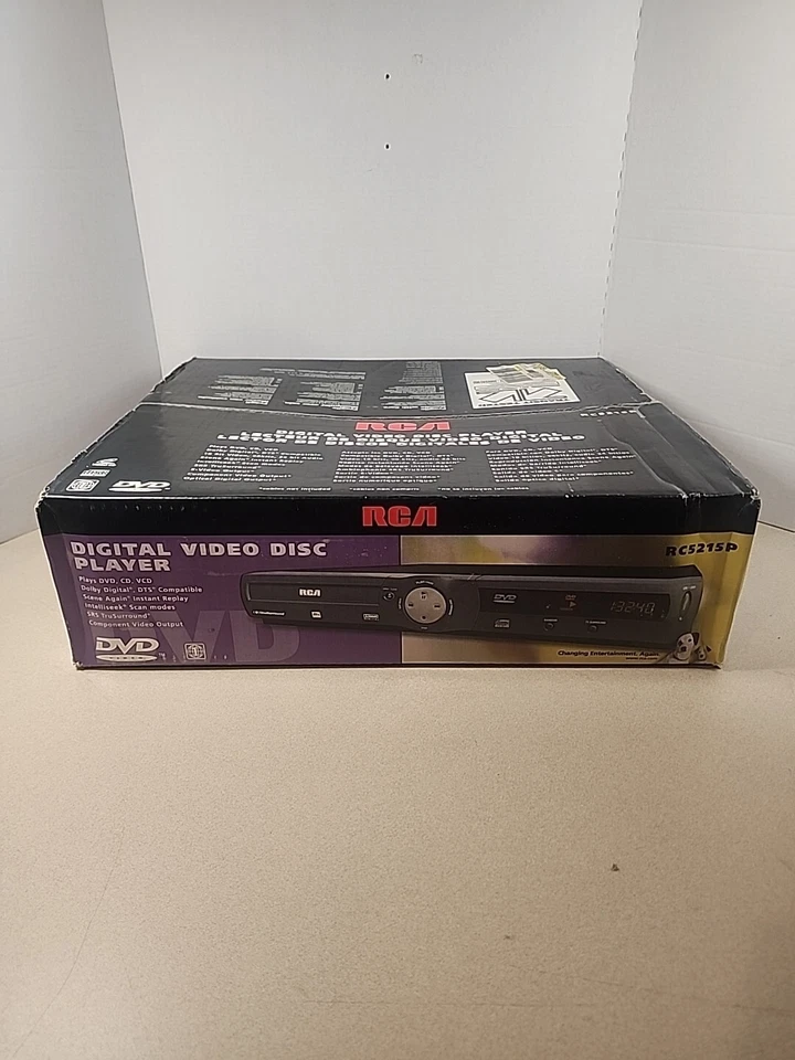 RCA RC5215P SRS TruSurround Multi-Language Dolby Digital DVD Player Remote - Image 1 of 4
