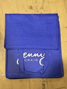 JENNY CRAIG Azul Entrega Comestibles Bolsa Enfriadora Aislada con Cremallera PLUS GRATIS... ¡NUEVO! - Imagen 1 de 6