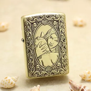 Original Zippo Feuerzeug Vintage Unikat Windproof Armor Lighters, Design Nummer 45 - Bild 1 von 6