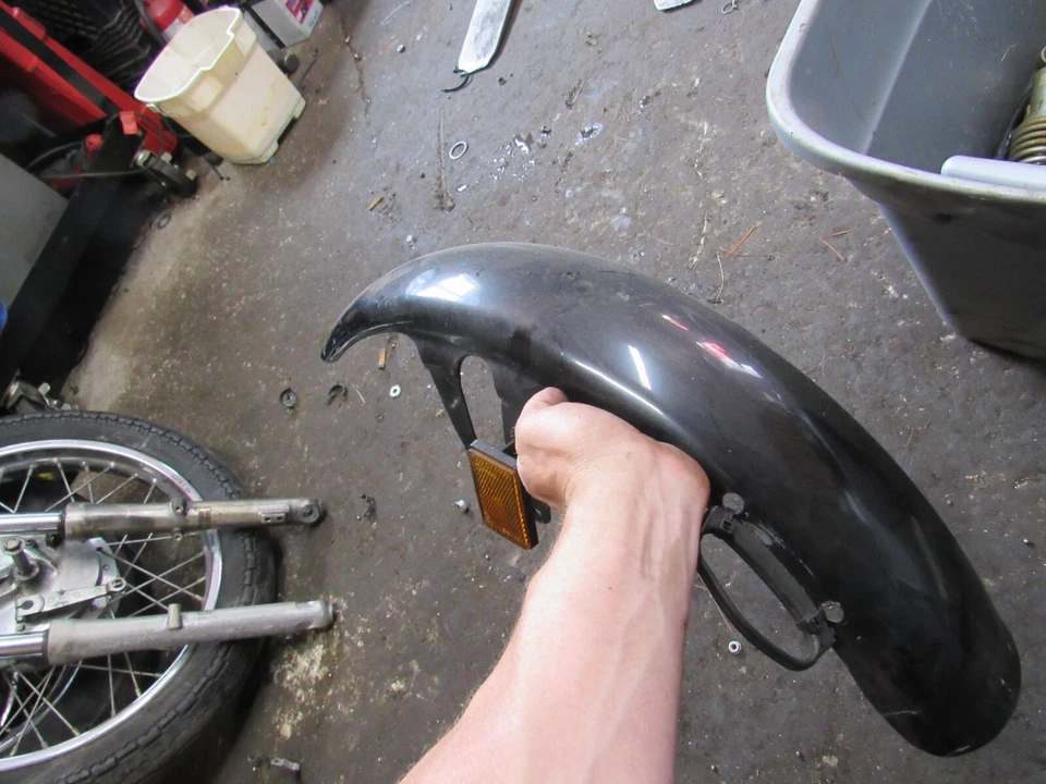 Honda CB250 2002 Nighthawk guardabarros delantero Foto 1 de 1