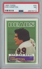 1983 Topps #30 Dan Hampton Bears PSA 7