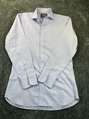 Camisa de vestir Bonobos para hombre 15/32 a medida calce ajustado abotonada manga larga púrpura Foto 1 de 4