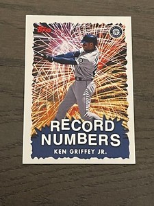 1999 Topps Record Numbers Ken Griffey JR. #RN4 Seattle Mariners