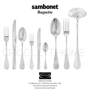 Sambonet - BAGUETTE Handle Cable Orfevre - Cutlery 75 Pieces X 12 Persons -20% - Picture 1 of 5