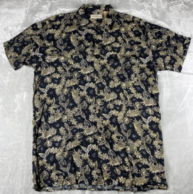Natural Issue Mens Shirt XLT Short Sleeve Hawaiian Beach Button Down Pineapples - Image 1 of 4