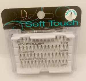 Ardell Soft Touch Knot Free Tapered False Lashes Combo Pack Short, Medium Long - Picture 1 of 2