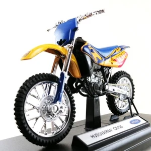 Husqvarna CR-125 Die-Cast Moto Modelo Escala 1:18 WELLY Juguete Colección Hobby - Imagen 1 de 12
