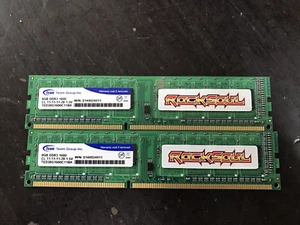 LOT OF 2 -- Team 16GB (2x8GB) PC3-12800U DDR3-1600 Desktop Memory RAM - Picture 1 of 2