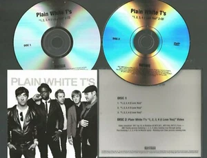 Plain White T's 1,2,3,4 (I Love You) US Promo DBL CD 3 trx + 1 Video US VG+/EX - Foto 1 di 1