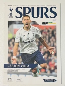 2012/13 TOTTENHAM HOTSPUR V ASTON VILLA 07-10-2012 PREMIER LEAGUE - Picture 1 of 1