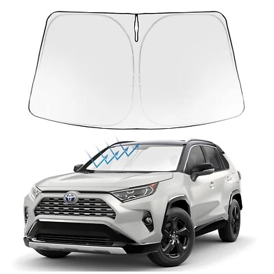 Ajuste personalizado para Toyota RAV4 2019-2025 parabrisas delantero auto parasol cubierta de ventana Foto 1 de 4