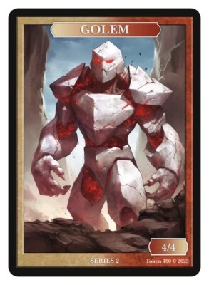 Golem Token Givememana Tokens Warhammer Magic the Gathering - Image 1 of 2