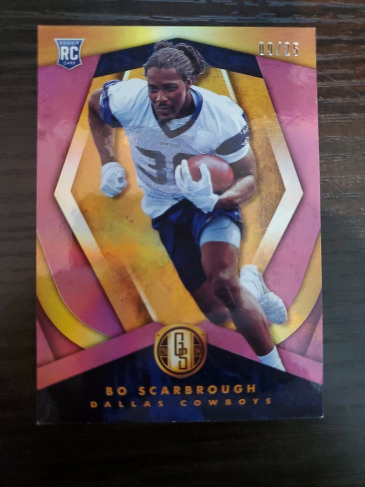 2018 Panini Gold Standard Rose Gold #187 Bo Scarbrough RC /25 - Image 1 of 1
