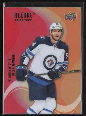 Dylan Samberg 2022-23 UD Allure Color Flow Red-Orange #SF-28 Winnipeg Jets - Image 1 of 2