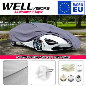 WELLvisors Car Cover 3-6898351CE For 19-23 McLaren 720S Coupe Spider Convertible
