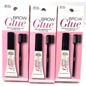 (3) Ardell Brow Glue Instant Lamination Lift + Styling Tool NIP 0.35 oz Each - Picture 1 of 1